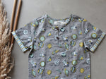 Gray Space Kurta Shirt - CHHAPA