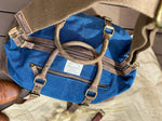 Canvas Leather Indigo Duffle Bag - CHHAPA