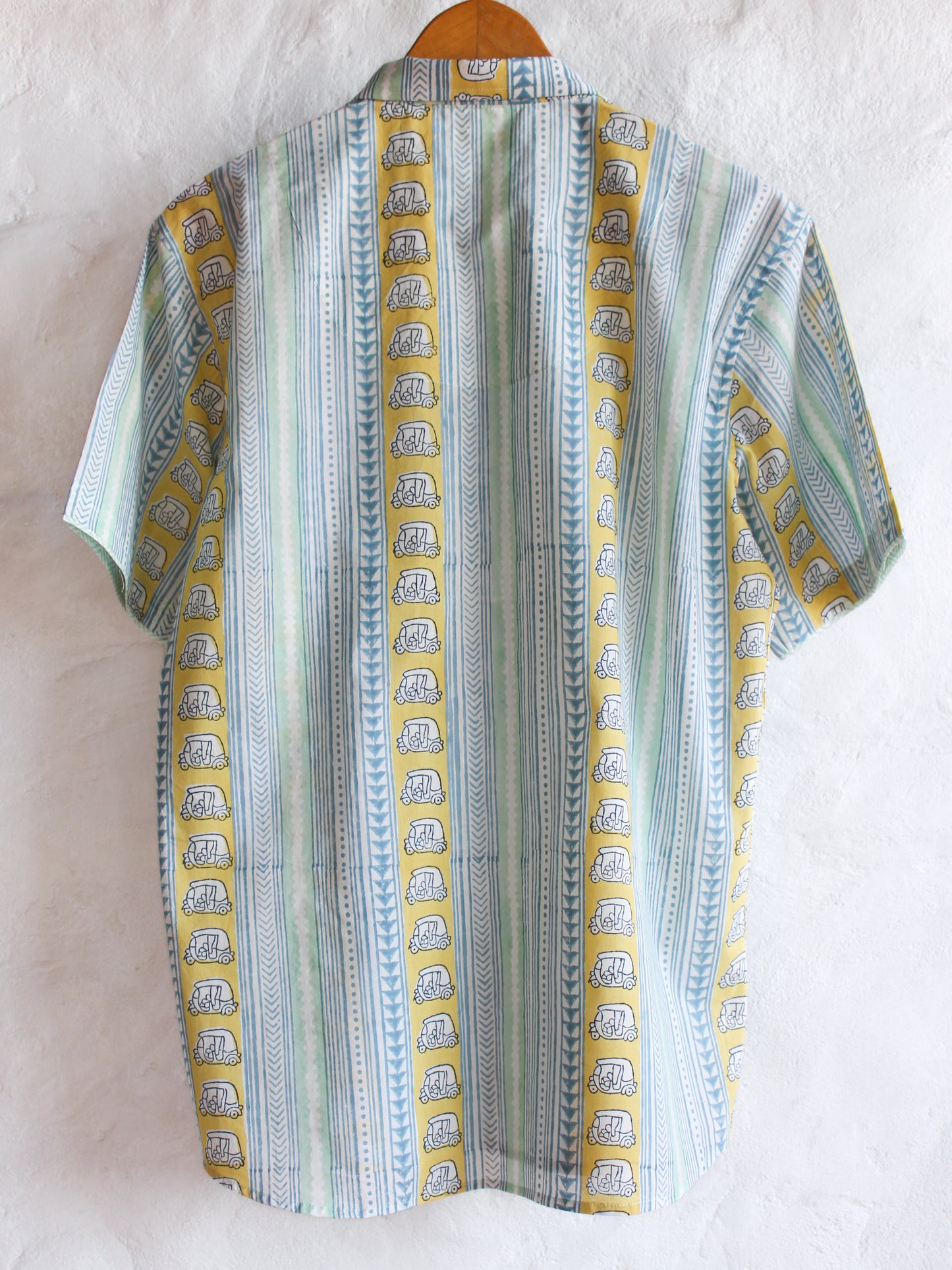 SHIRT - AUTO-RICKSHAW IN YELLOW & WHITE