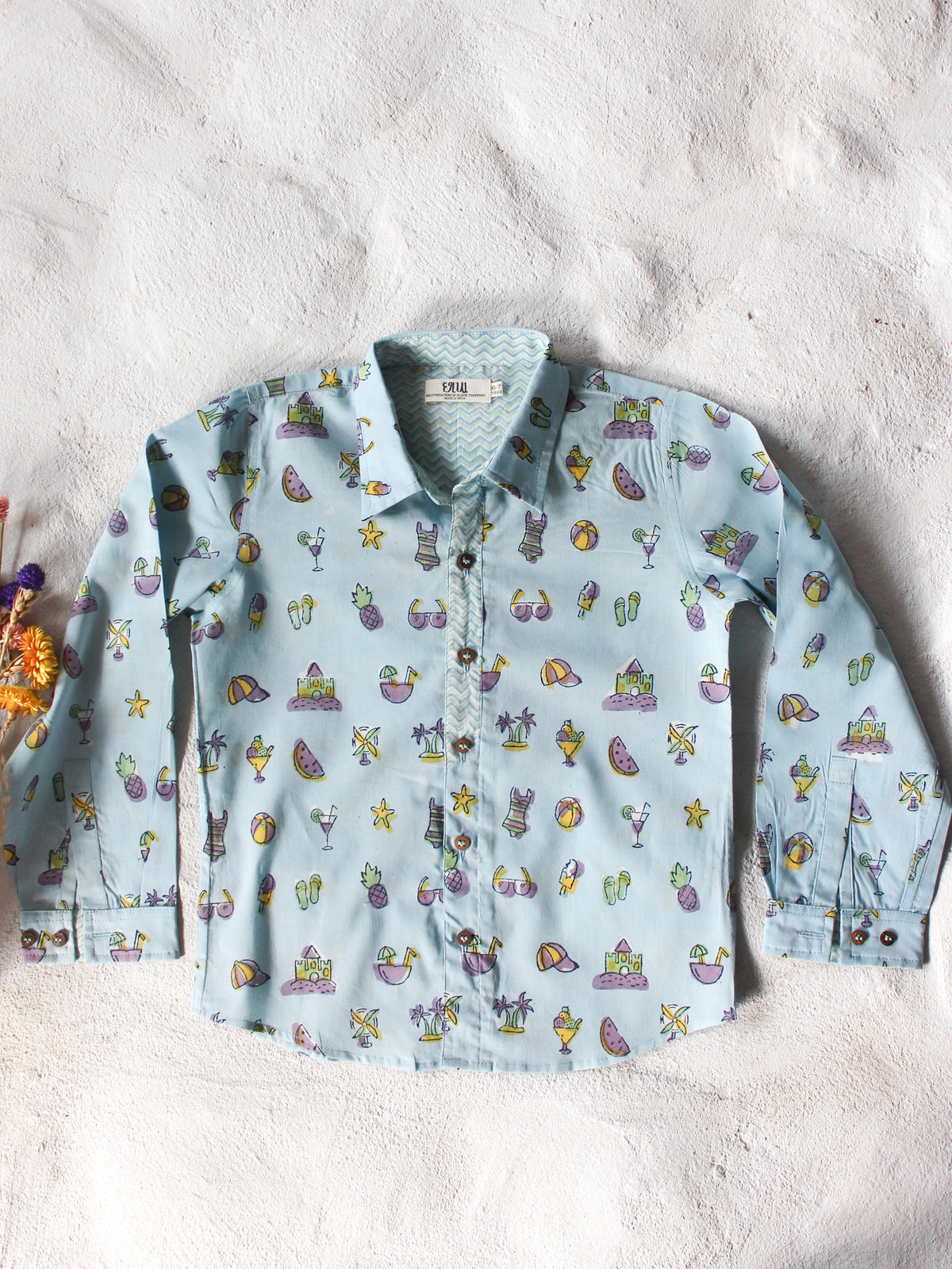 Skyblue Summer Shirt