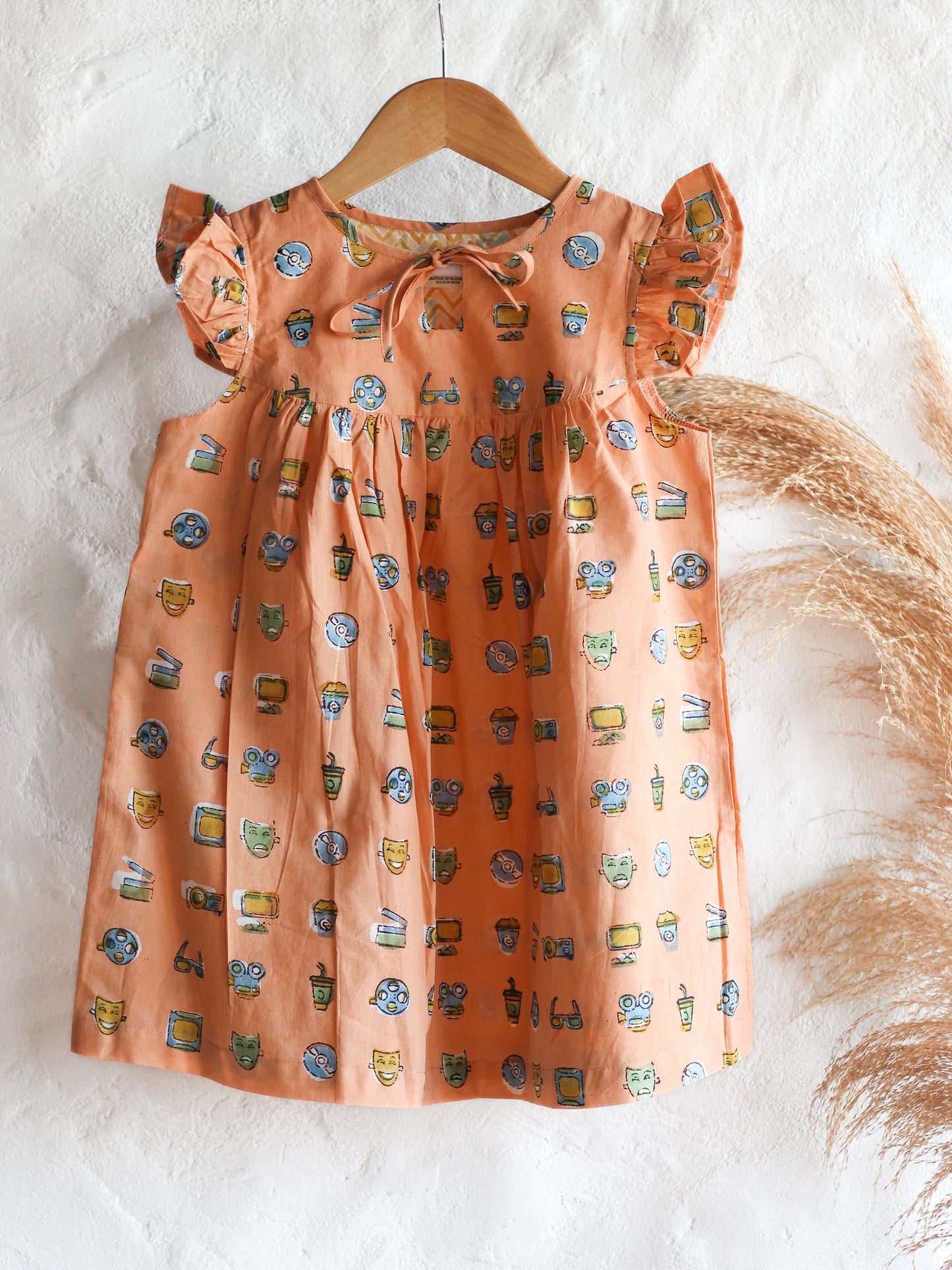 Peachy Flower Dress