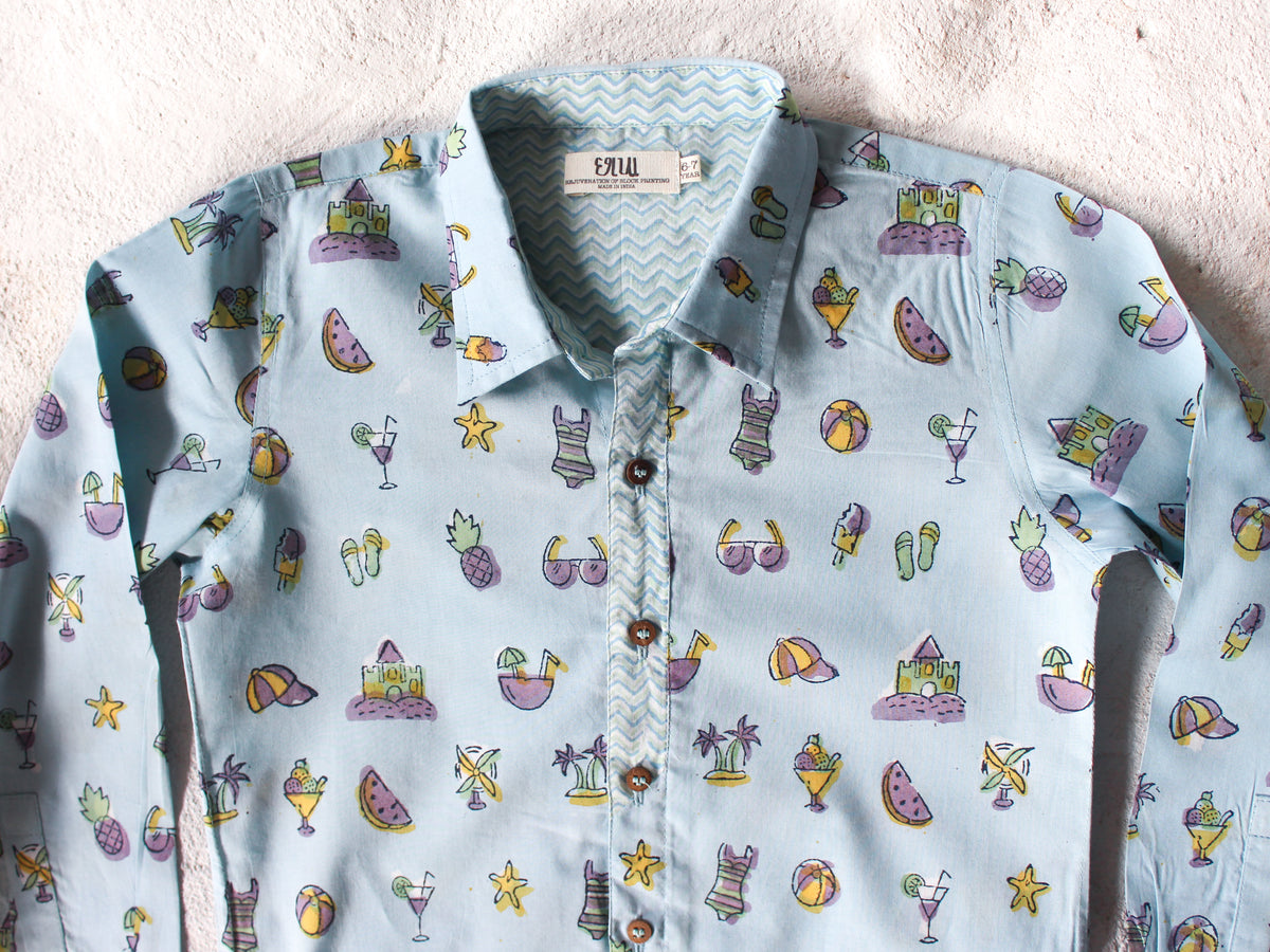 Skyblue Summer Shirt