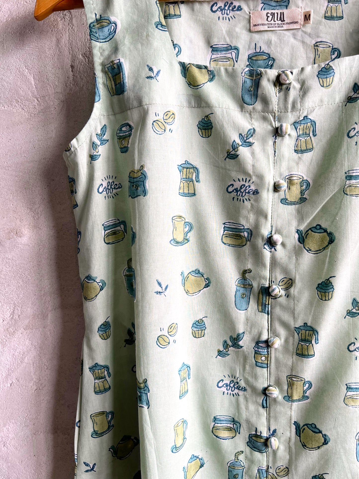 Coffee Mint Evening Dress