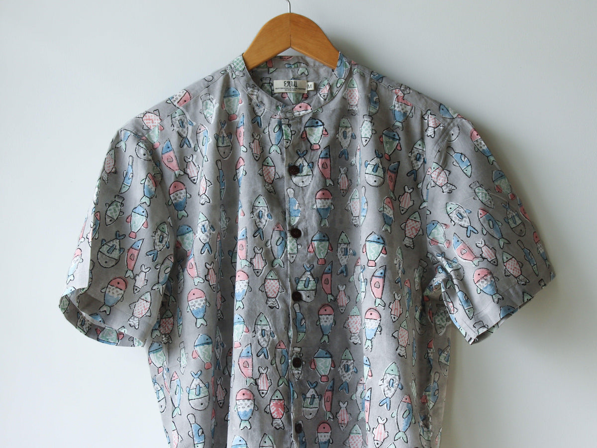 SHIRT - Gray Finny Tribe - CHHAPA