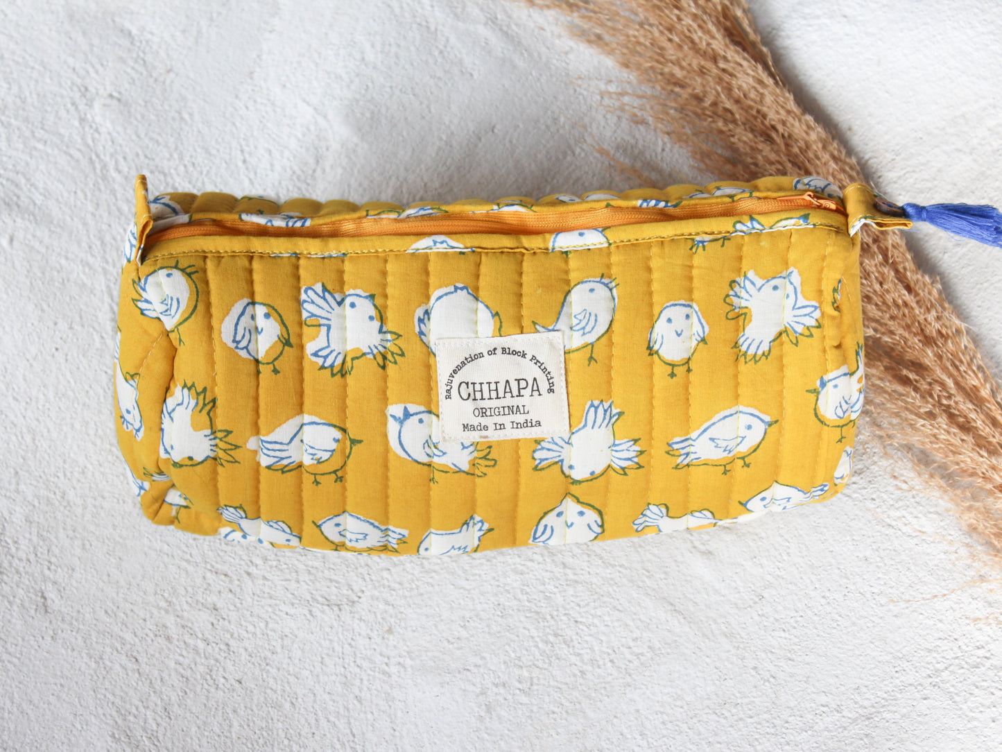 YELLOW BIRD POUCH