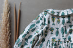 White Finny Collar Dress - CHHAPA