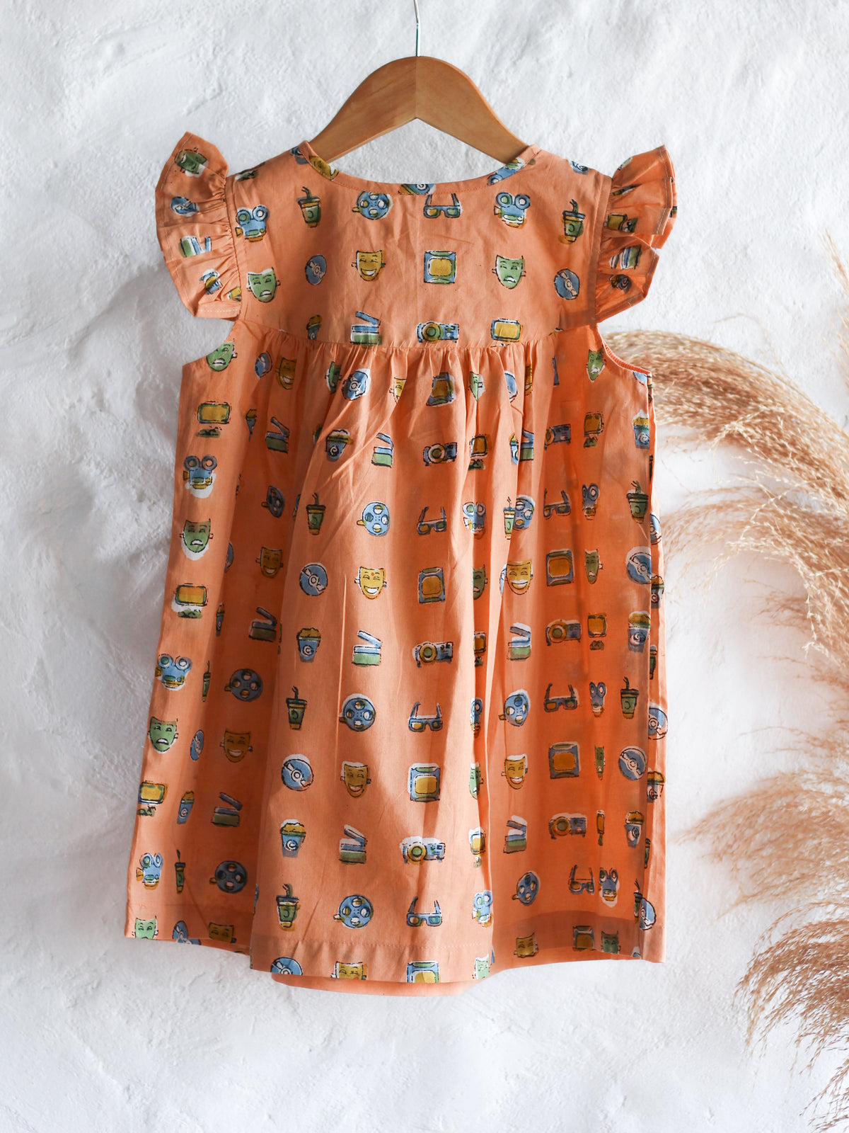 Peachy Flower Dress