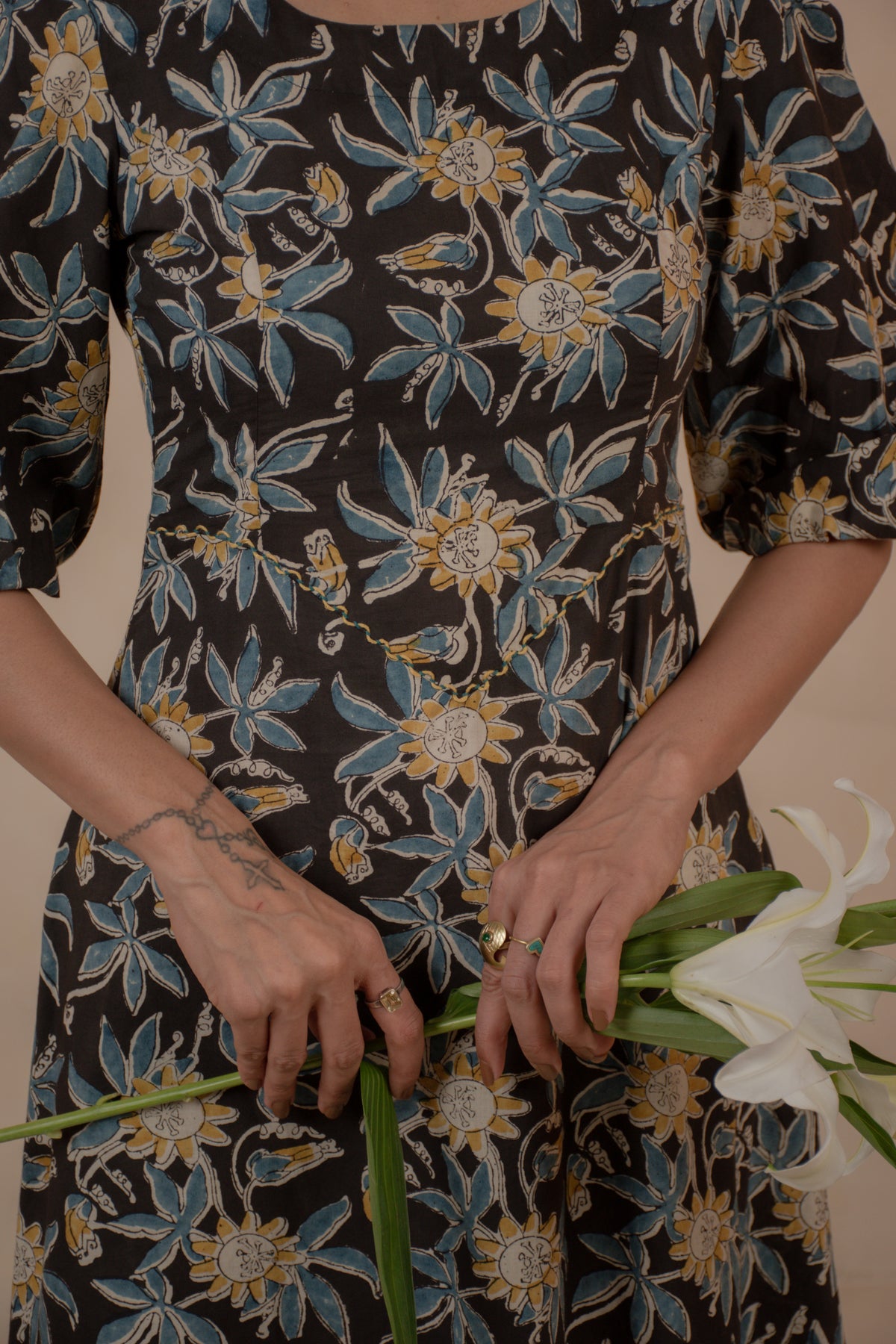 Midnight Jaal Dress