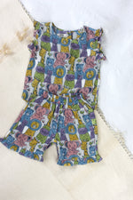 FUN ANIMALS MUSLIN TOP & SHORT SET