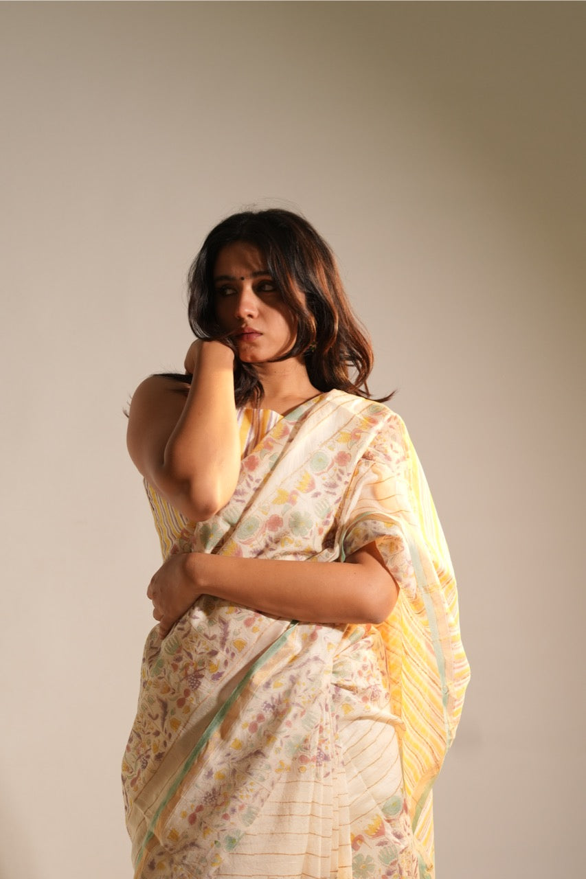 Anandi Chanderi Saree