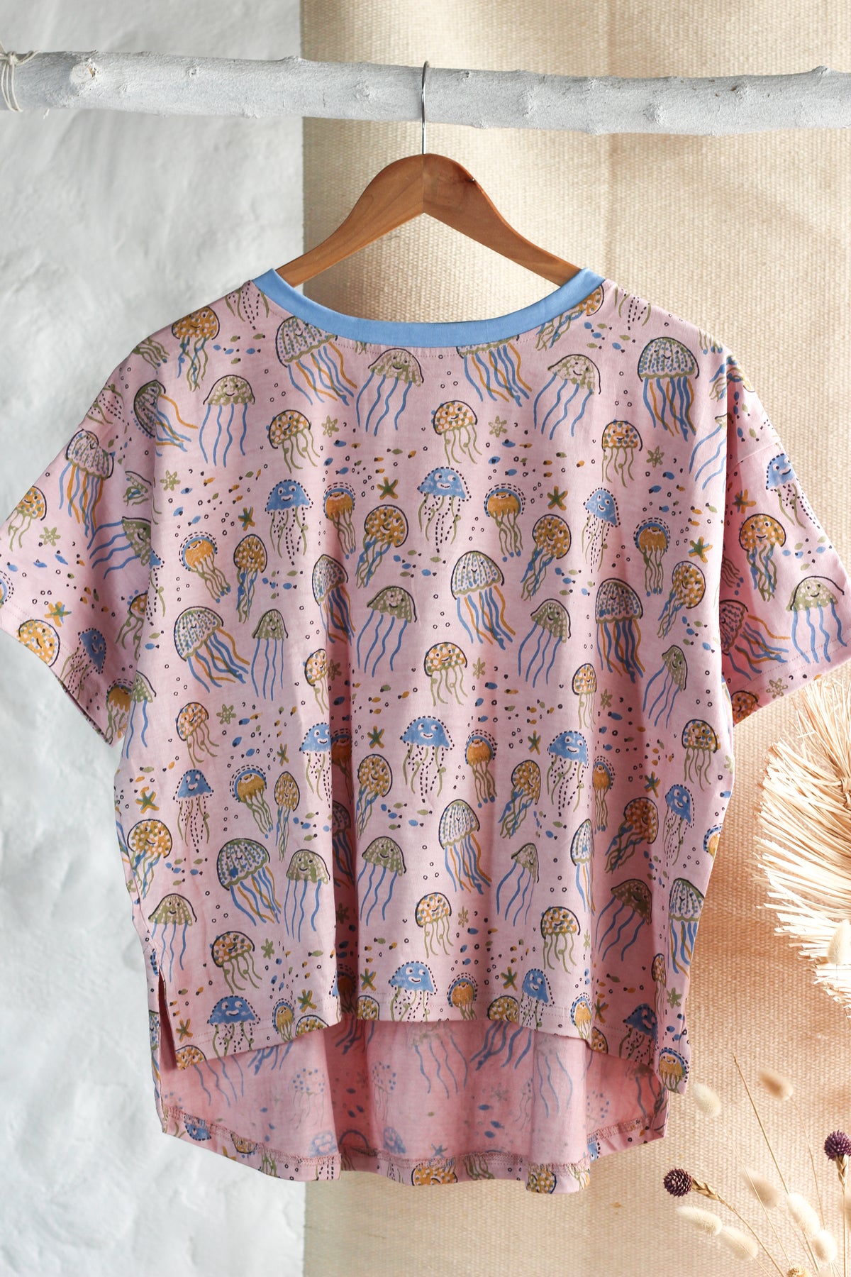 Bubble Blush Cotton T-shirt