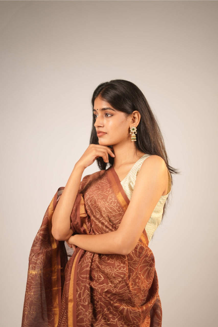 Madhumalti Chanderi Saree