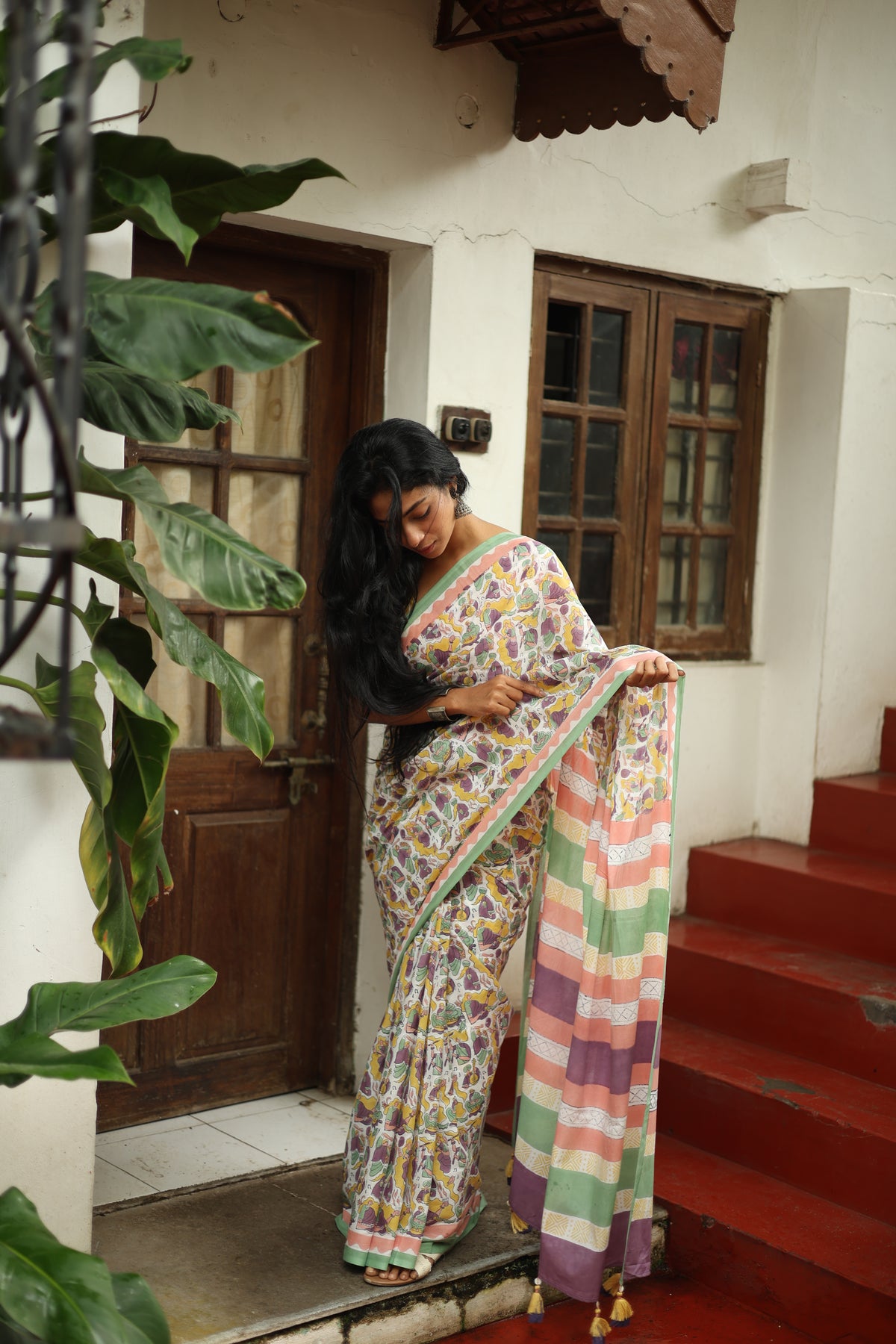 LOK RANG – Mul Cotton Saree