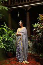 PRAVAAH - Linen Saree
