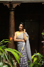 PRAVAAH - Linen Saree