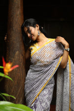 PRAVAAH - Linen Saree