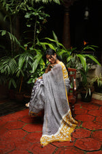 PRAVAAH - Linen Saree