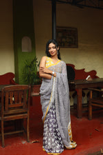 PRAVAAH - Linen Saree