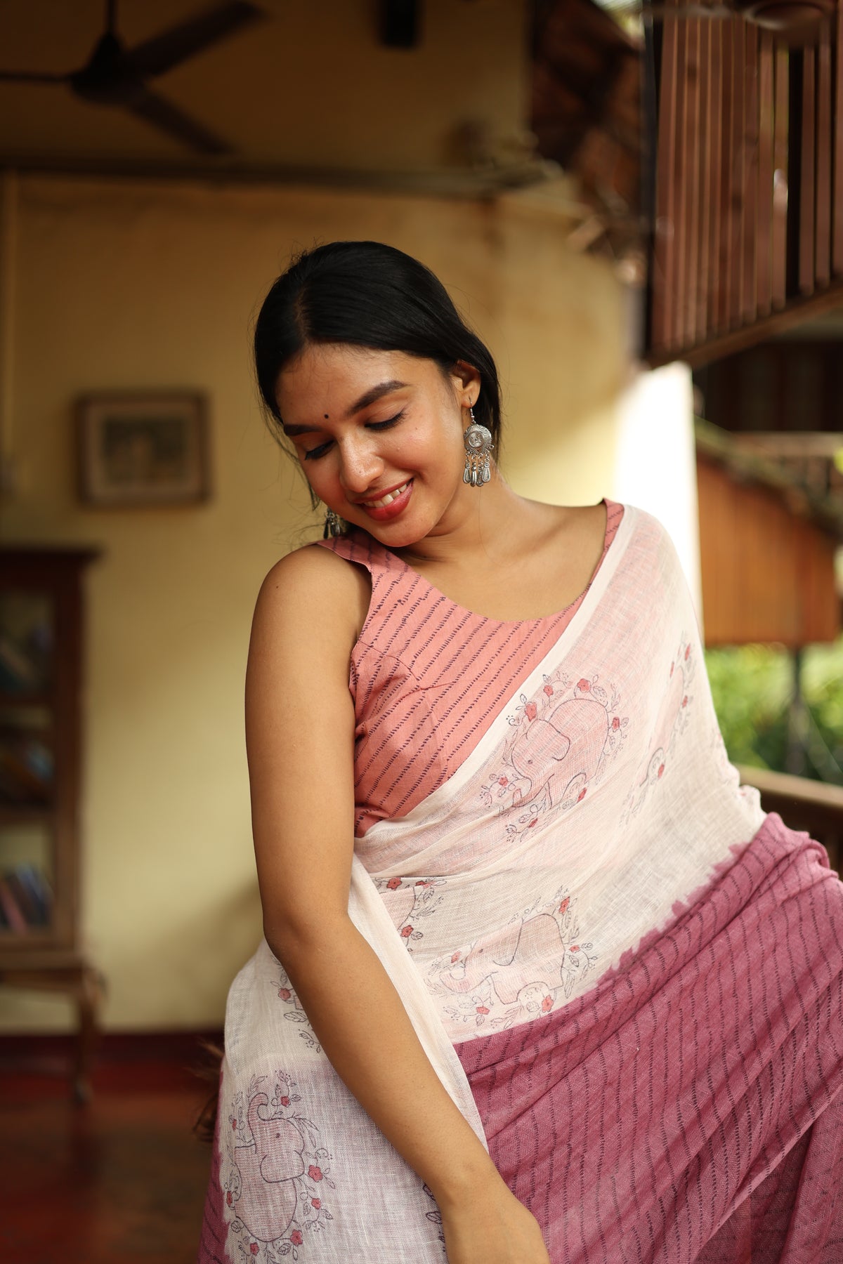 HASTINI – Linen Saree