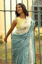 MATSYA – Linen Saree