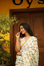 PANKHURI – Linen Saree