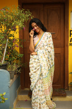 PANKHURI – Linen Saree