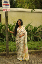 PANKHURI – Linen Saree