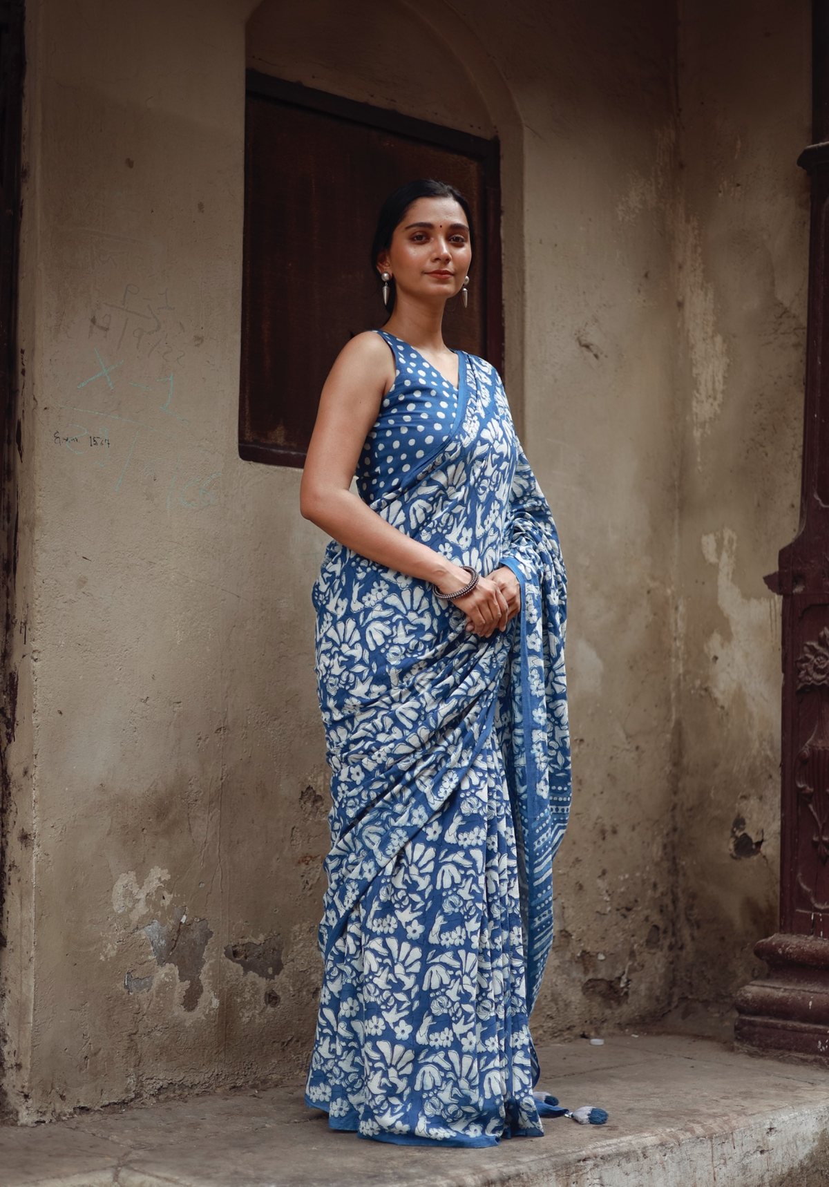 GUNJAN– Mul Cotton Saree