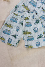 CAMPER VAN MUSLIN SHIRT & SHORT SET