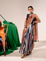 Tangerine Tashan Chanderi Saree