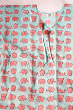 ETI- MINT ELEPHANT KAFTAN