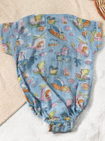 BABY DINO MUSLIN ROMPER