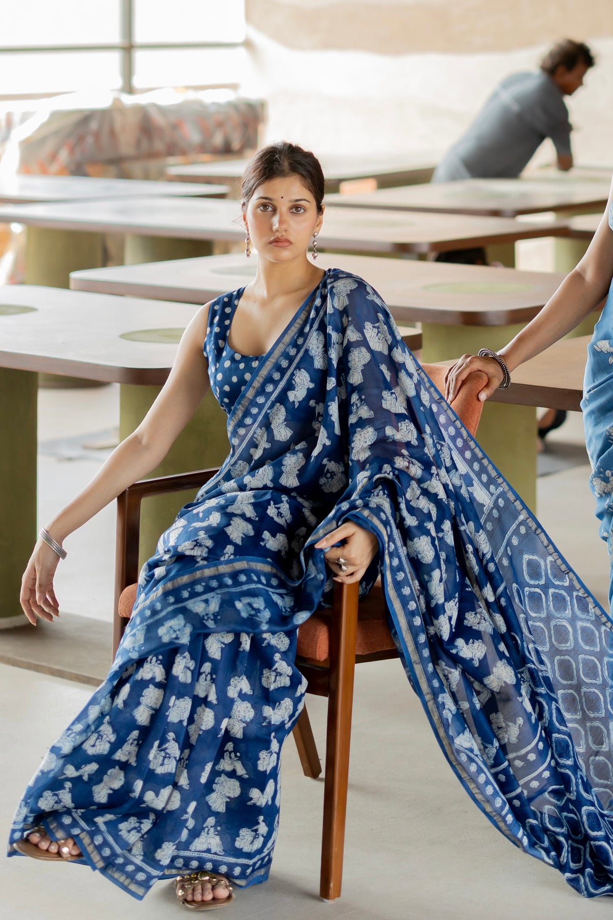 NEEL SAKHI - Chanderi Saree