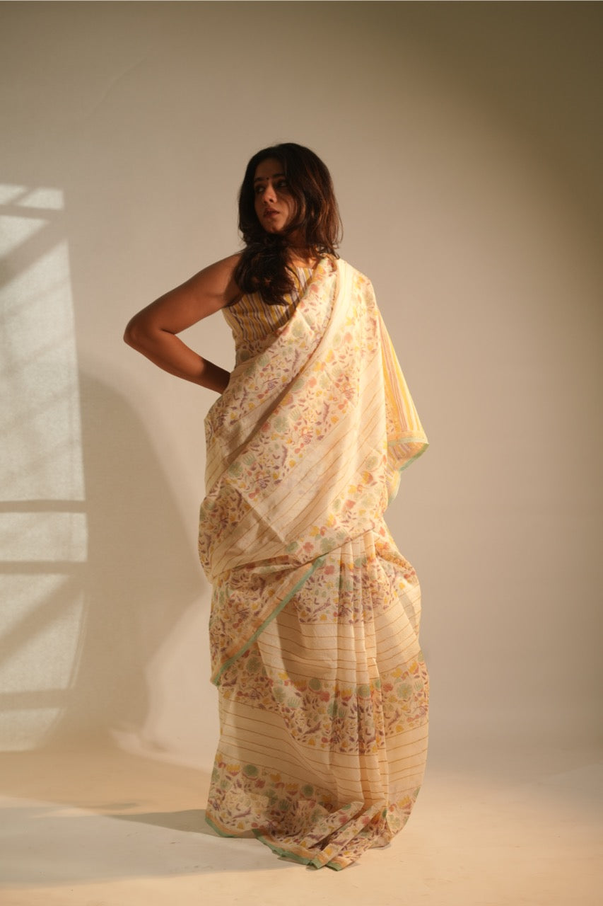 Anandi Chanderi Saree
