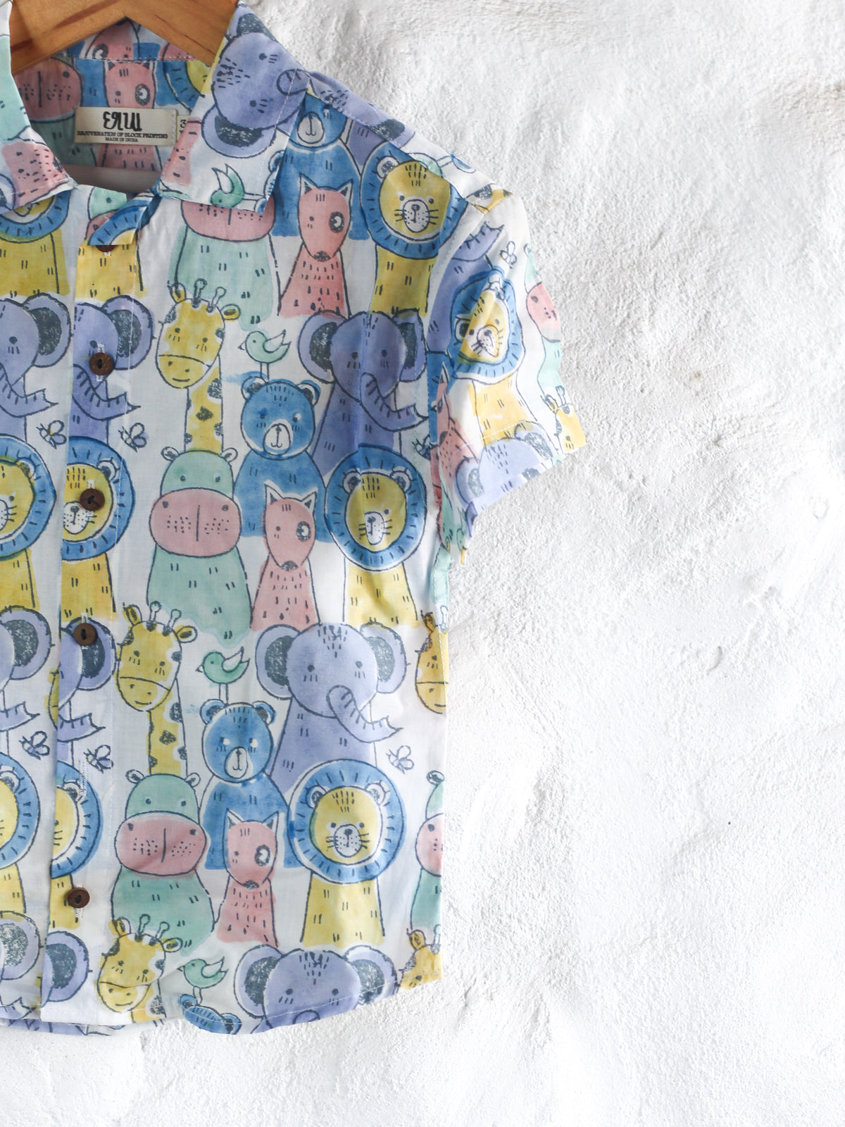 KIDS ANIMAL SAFARI SHIRT & SHORT SETo