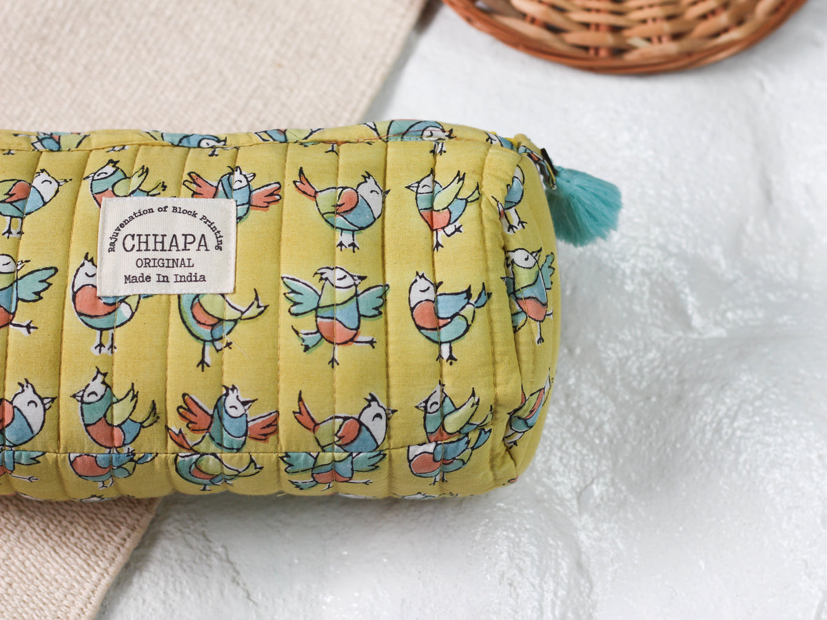 YELLOW BIRDS POUCH