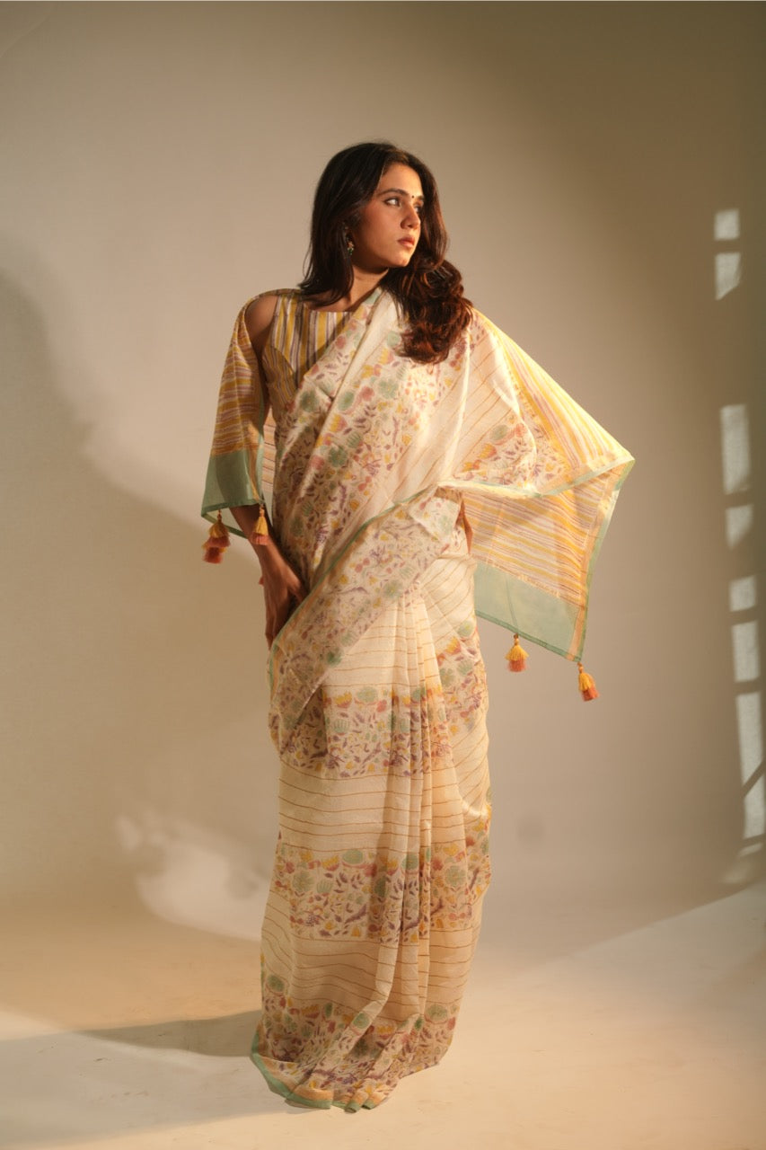 Anandi Chanderi Saree
