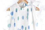 Nature’s Skyblue Polka Mul Dress