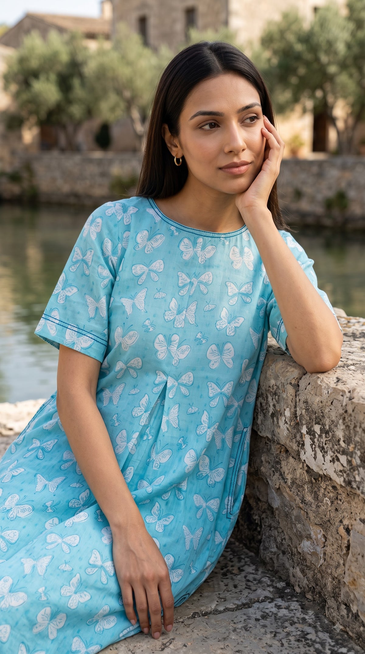 Aasmani Titli Dress