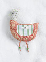 KIDS MAROON SOFT TOY HEN