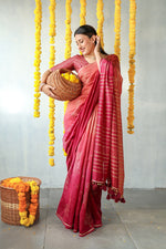 SINDOORI - Chanderi Saree