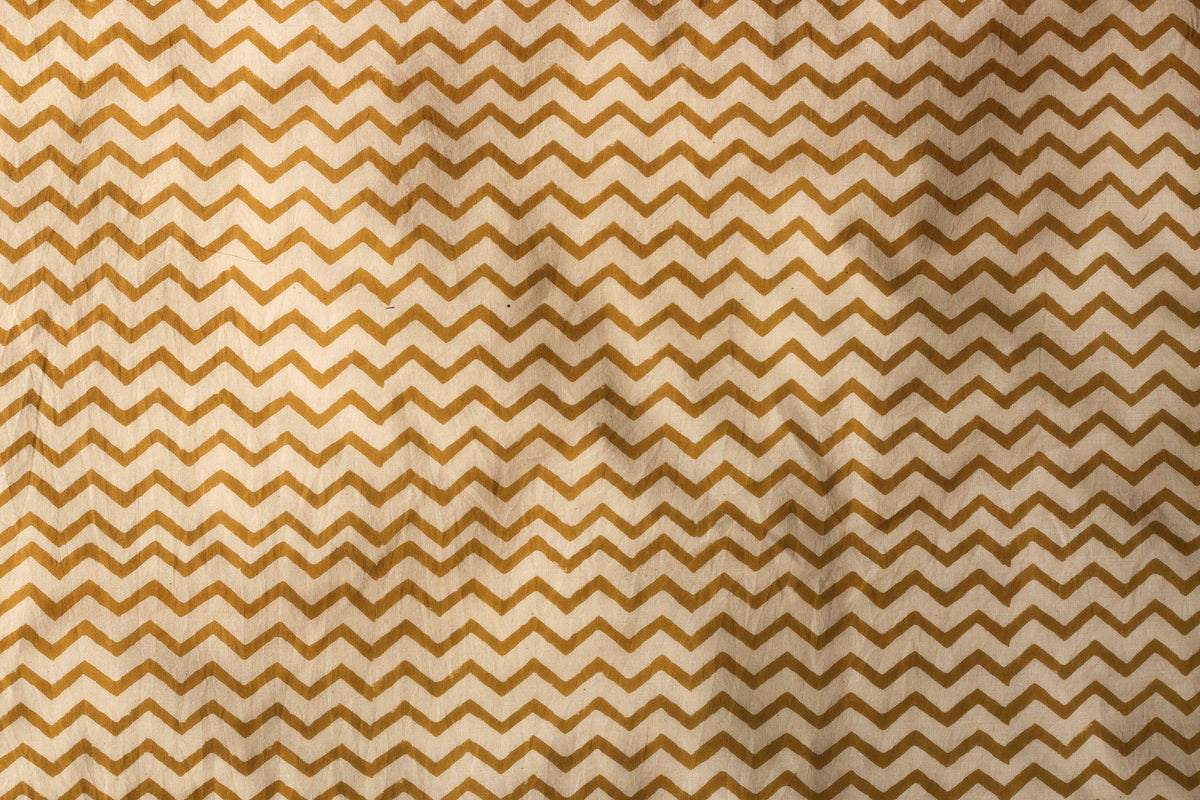 Fabric -Khakhi Chevron