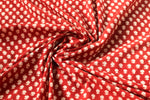 Fabric -Maroon Bagru Butti