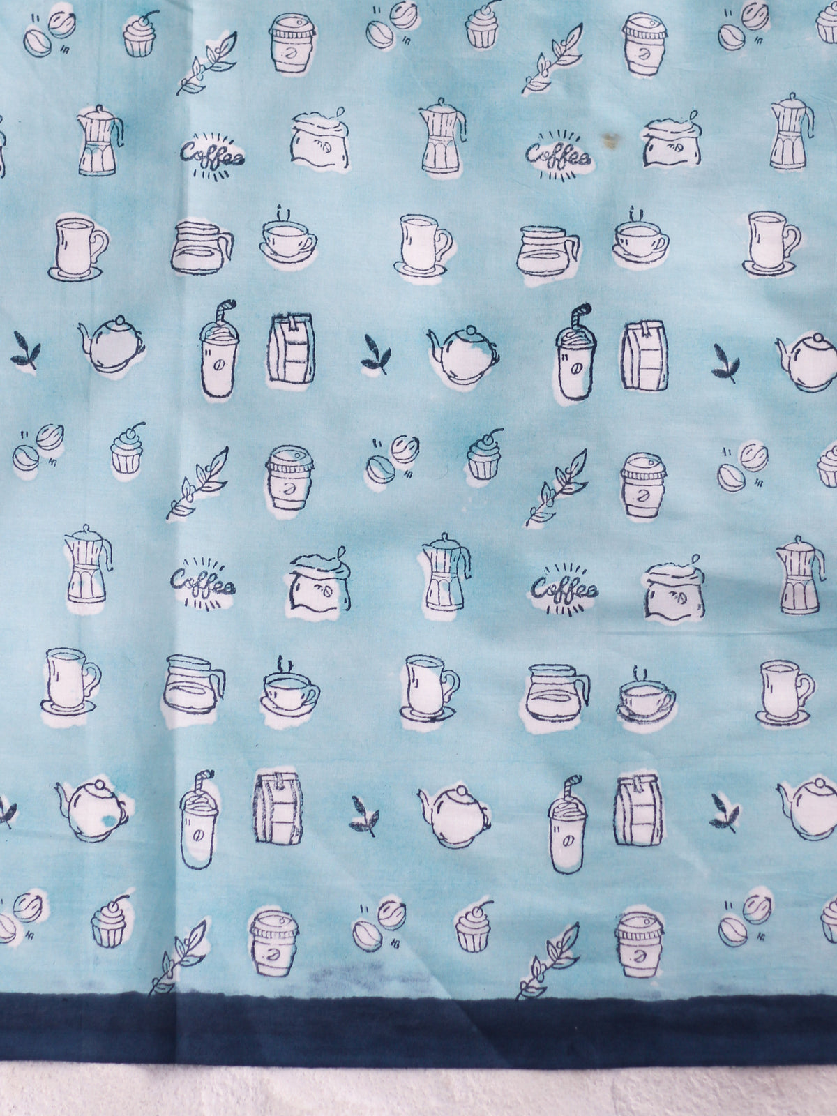 ETI- MINTY COFFEE DELIGHT - Mul Cotton Saree