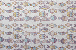 Fabric - Pastel Fish in White