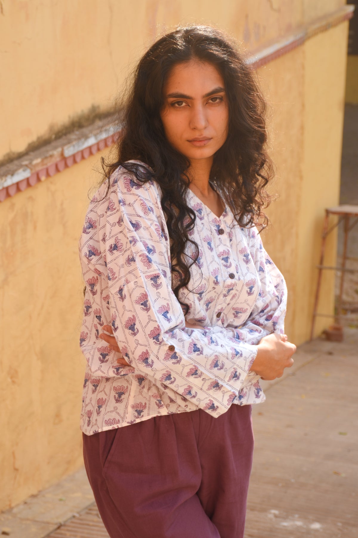 Lavender Bloom Top