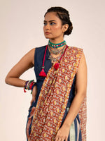 Tangerine Tashan Chanderi Saree