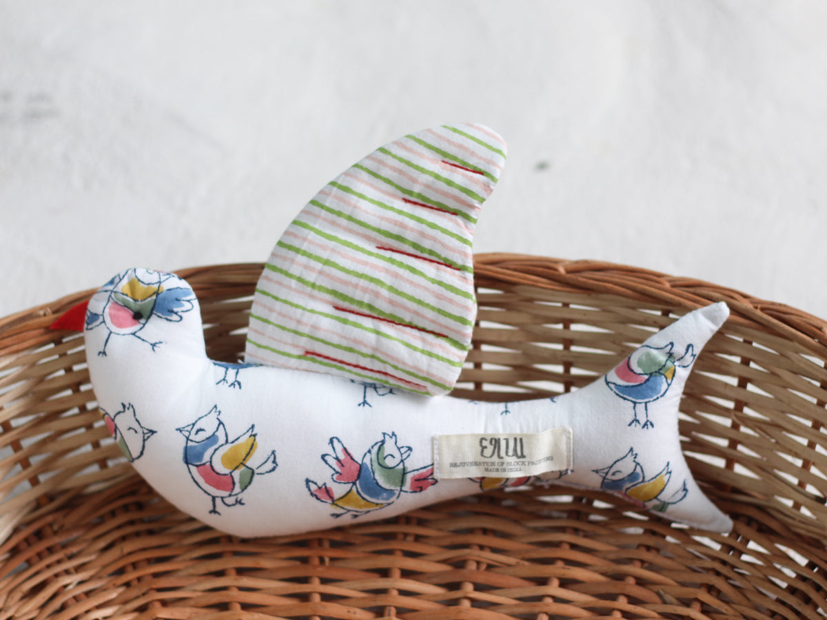 WHITE BIRDIE SOFT TOY