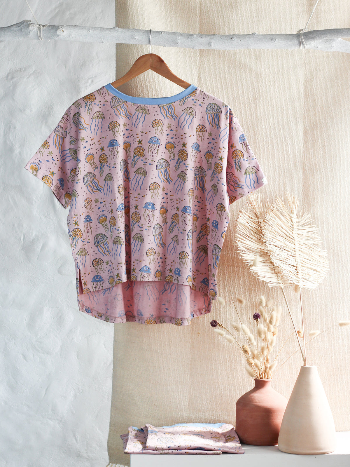 Bubble Blush Cotton T-shirt