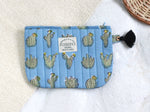 SKYBLUE CACTUS POUCH